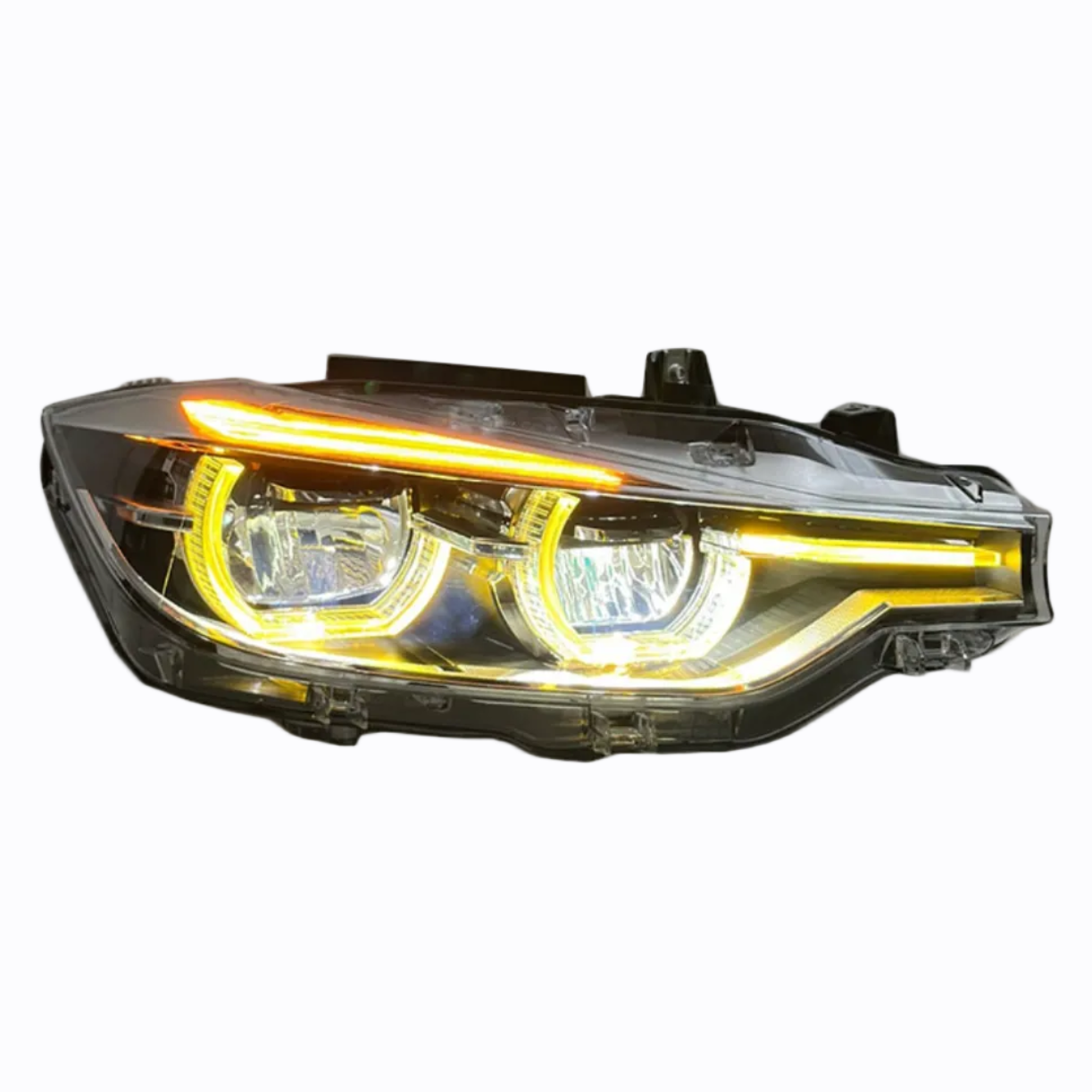 BMW 3 SERIES F30 LCI STYLE ANGEL LED HEADLIGHTS (2011 - 2019) (PLUG & PLAY)