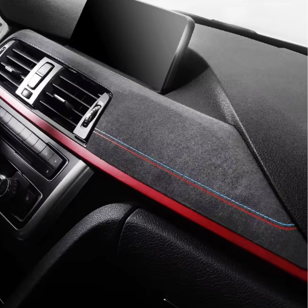 Alcantara Dashboard Panel Instrument Trim Covers for BMW F30 F32 F34 — M Performance Style