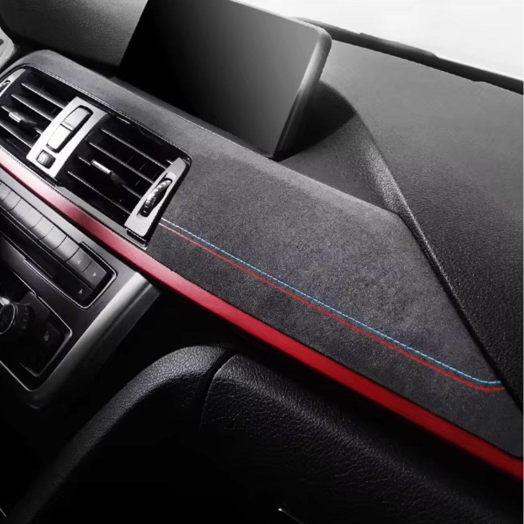 Alcantara Dashboard Panel Instrument Trim Covers for BMW F30 F32 F34 — M Performance Style